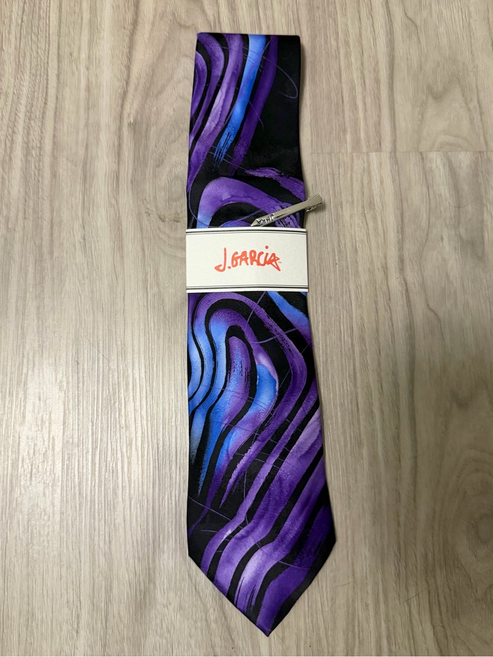 NEW! J. Garcia Still Life Silk Tie - Picture 1 of 4
